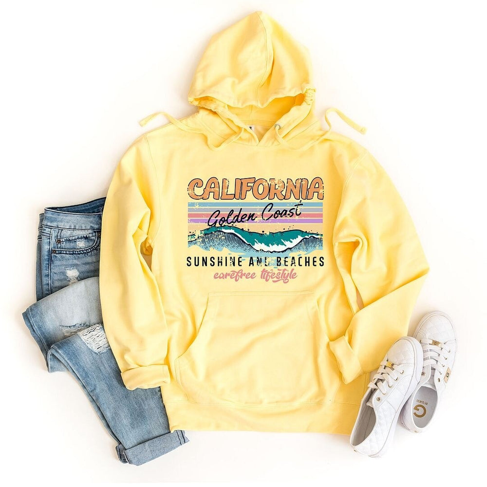 California Golden Coast Graphic Hoodie