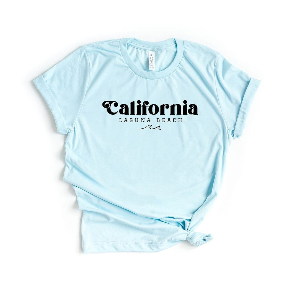 California Laguna Beach Short Sleeve Crewnneck Tee