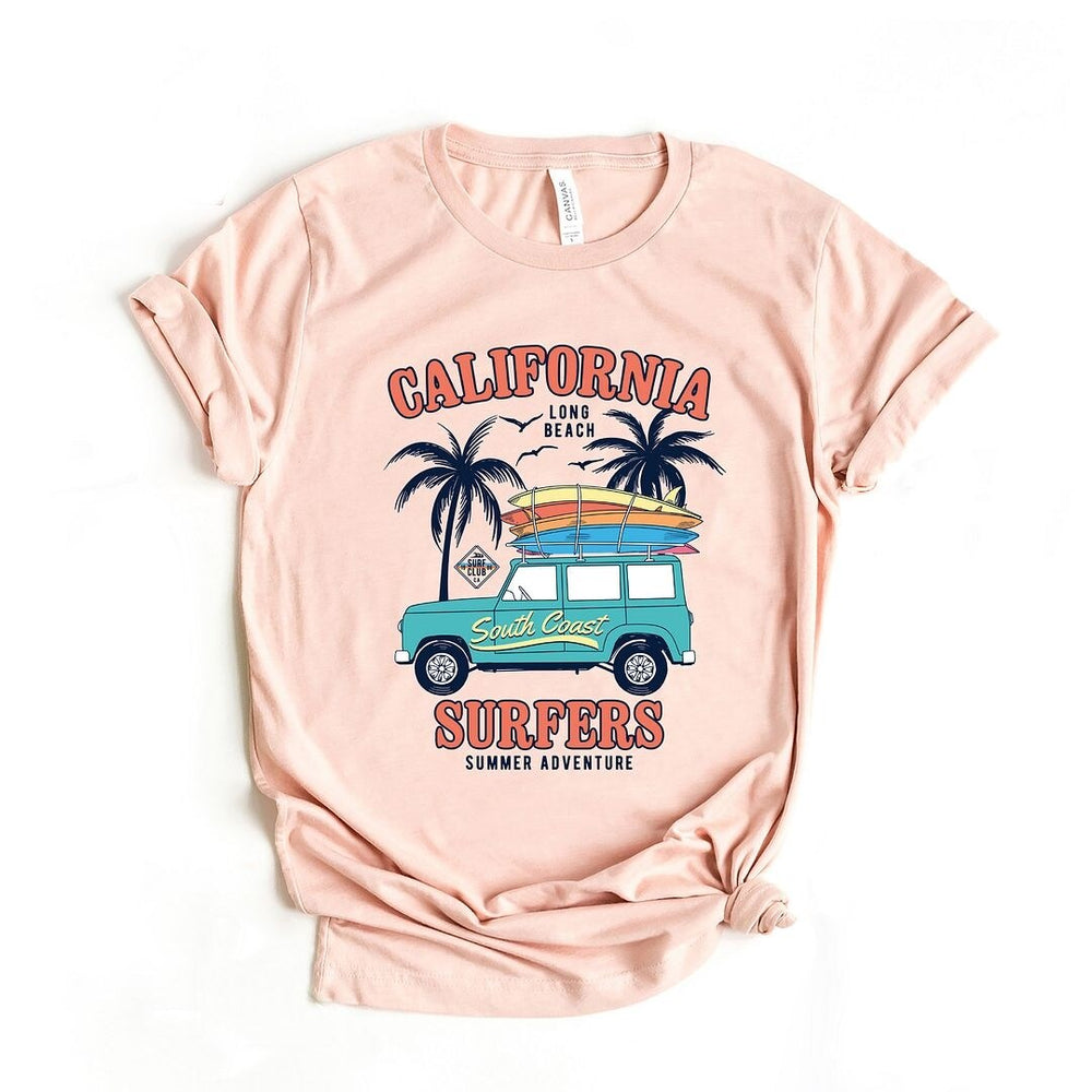 California Surfers Short Sleeve Crewnneck Tee