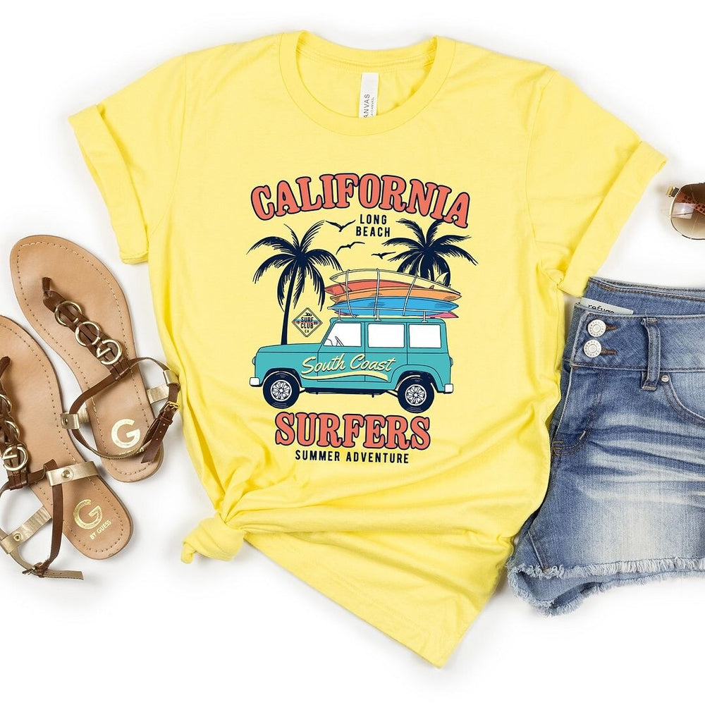 California Surfers Short Sleeve Crewnneck Tee