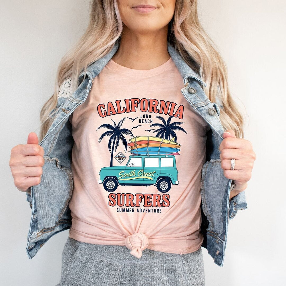 California Surfers Short Sleeve Crewnneck Tee