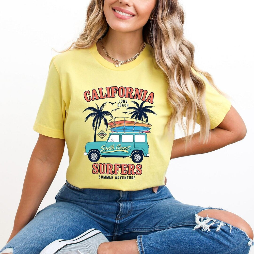 California Surfers Short Sleeve Crewnneck Tee