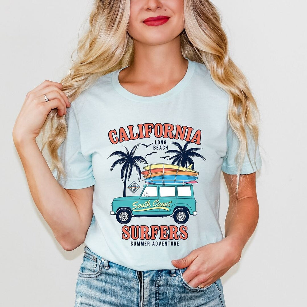 California Surfers Short Sleeve Crewnneck Tee