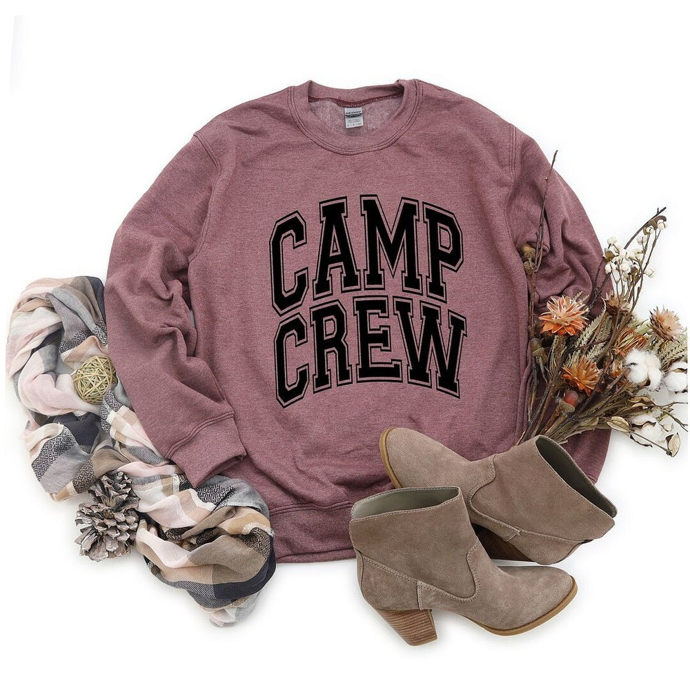 Camp Crew Varsity Graphic Sweatshirt