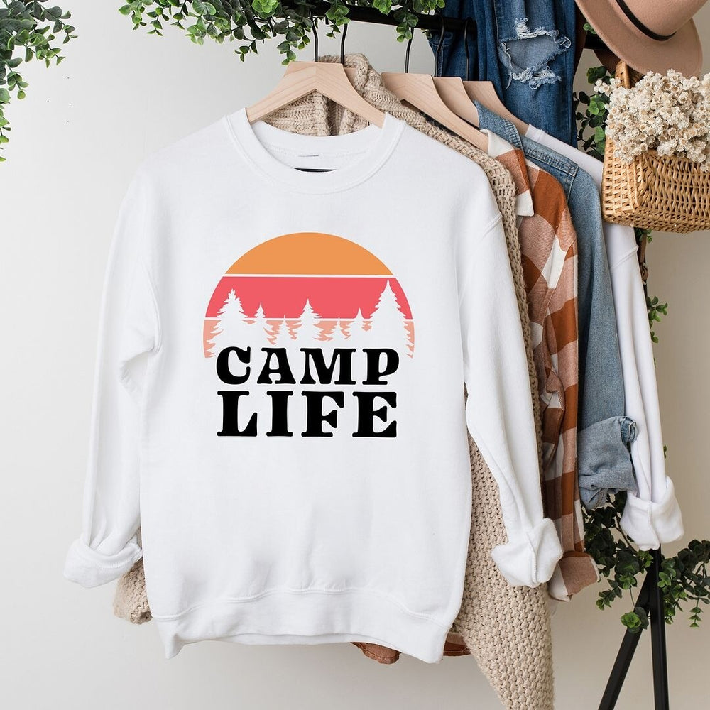 Camp Life Graphic Sweatshirt