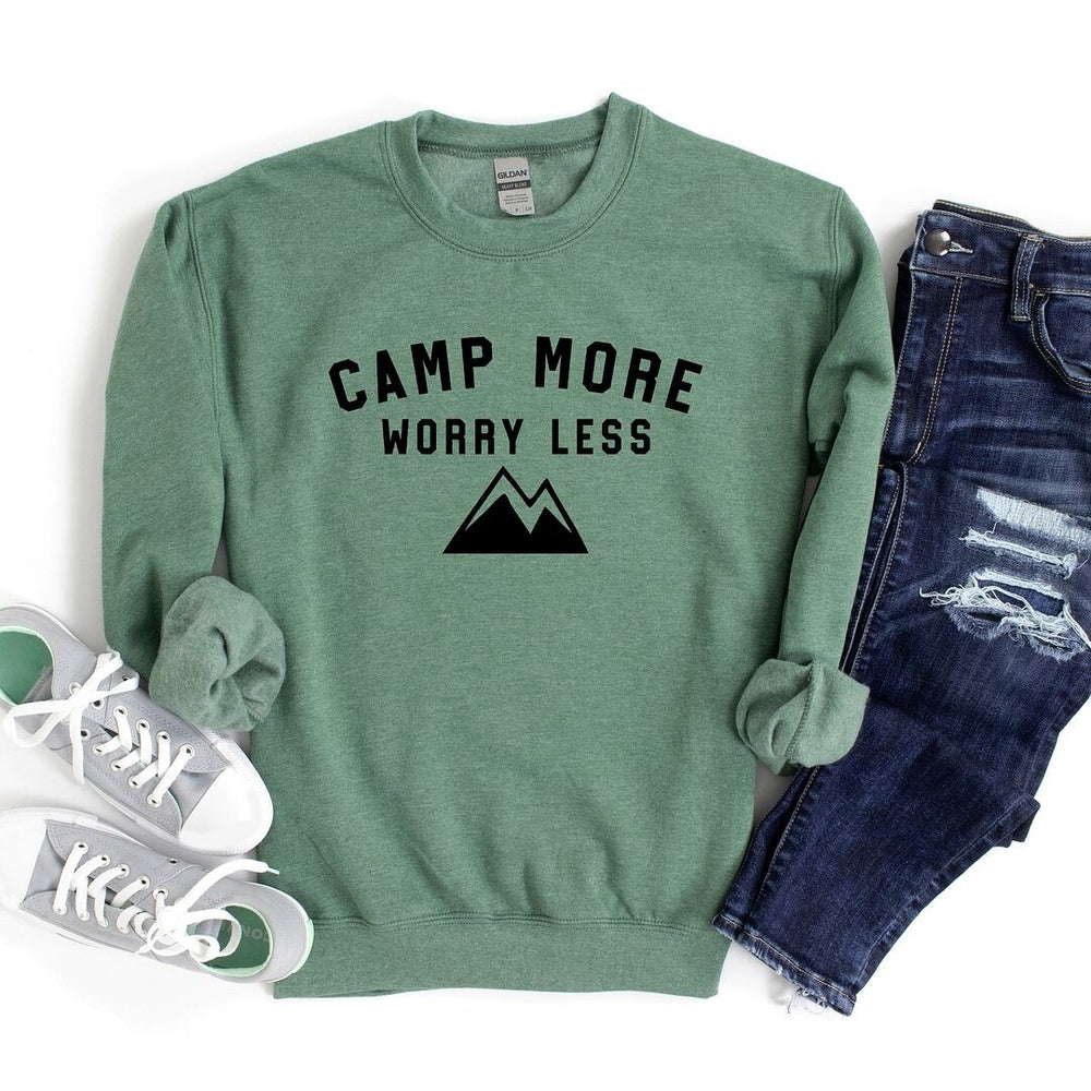 Camp More Mountain Graphic Sweatshirt