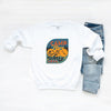 Camp More Worry Less Badge Graphic Sweatshirt