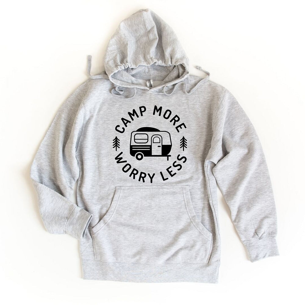 Camp More Worry Less Camper Graphic Hoodie