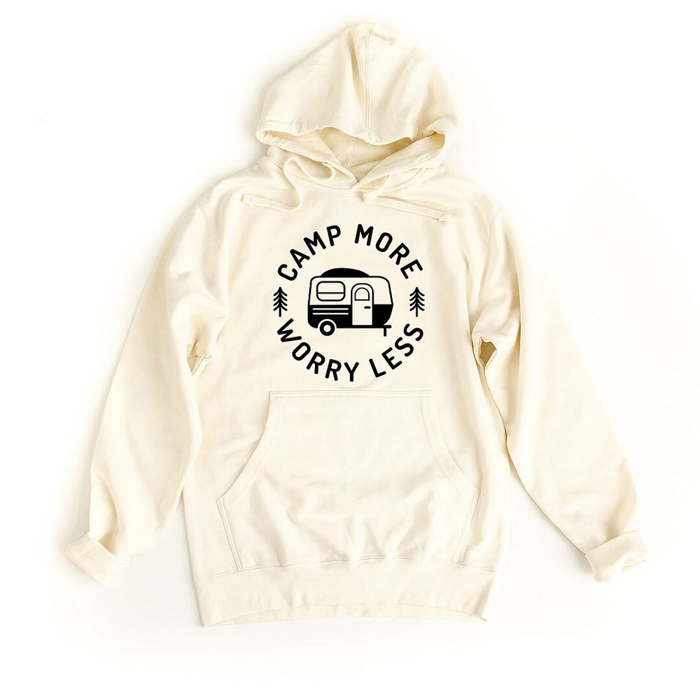 Camp More Worry Less Camper Graphic Hoodie