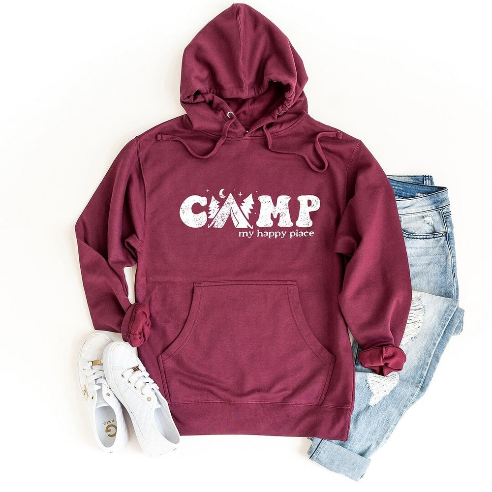 Camp My Happy Place Graphic Hoodie