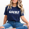 Camp My Happy Place Short Sleeve Crewnneck Tee