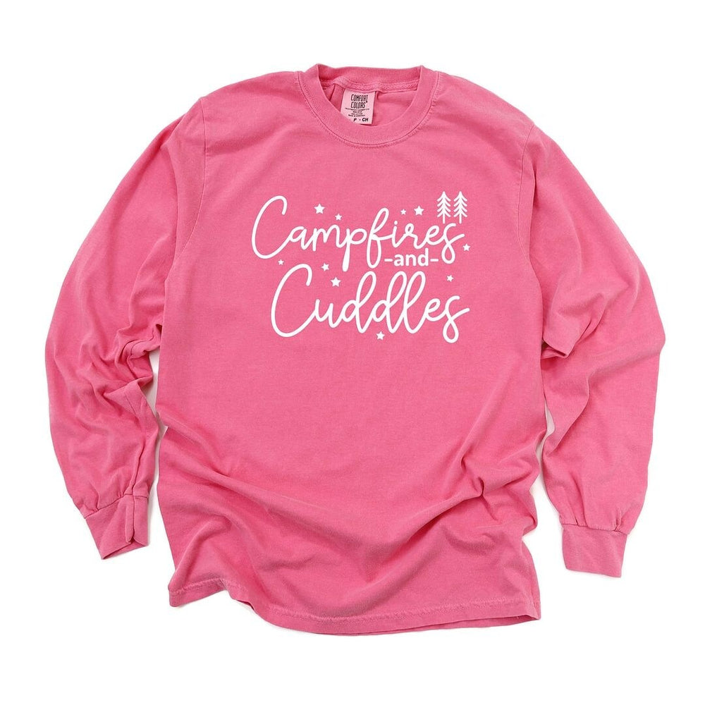 Campfires And Cuddles Garment Dyed Long Sleeve