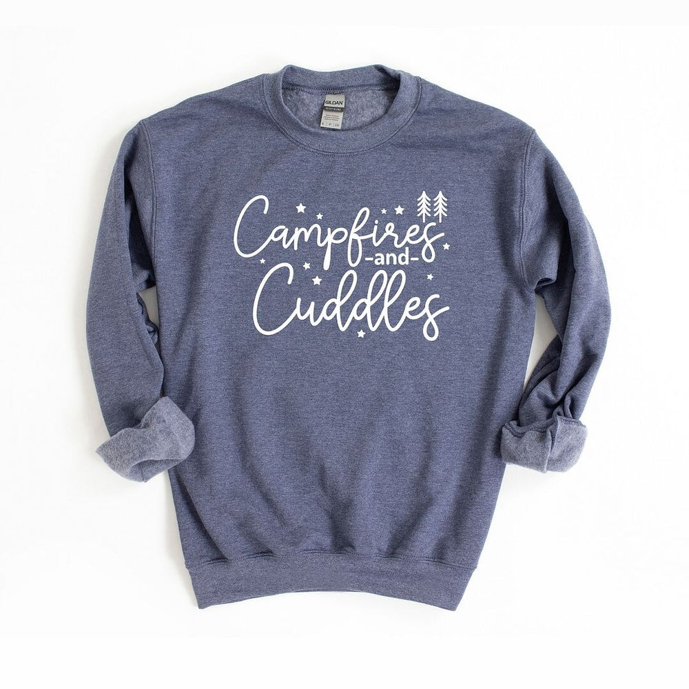 Campfires And Cuddles Graphic Sweatshirt