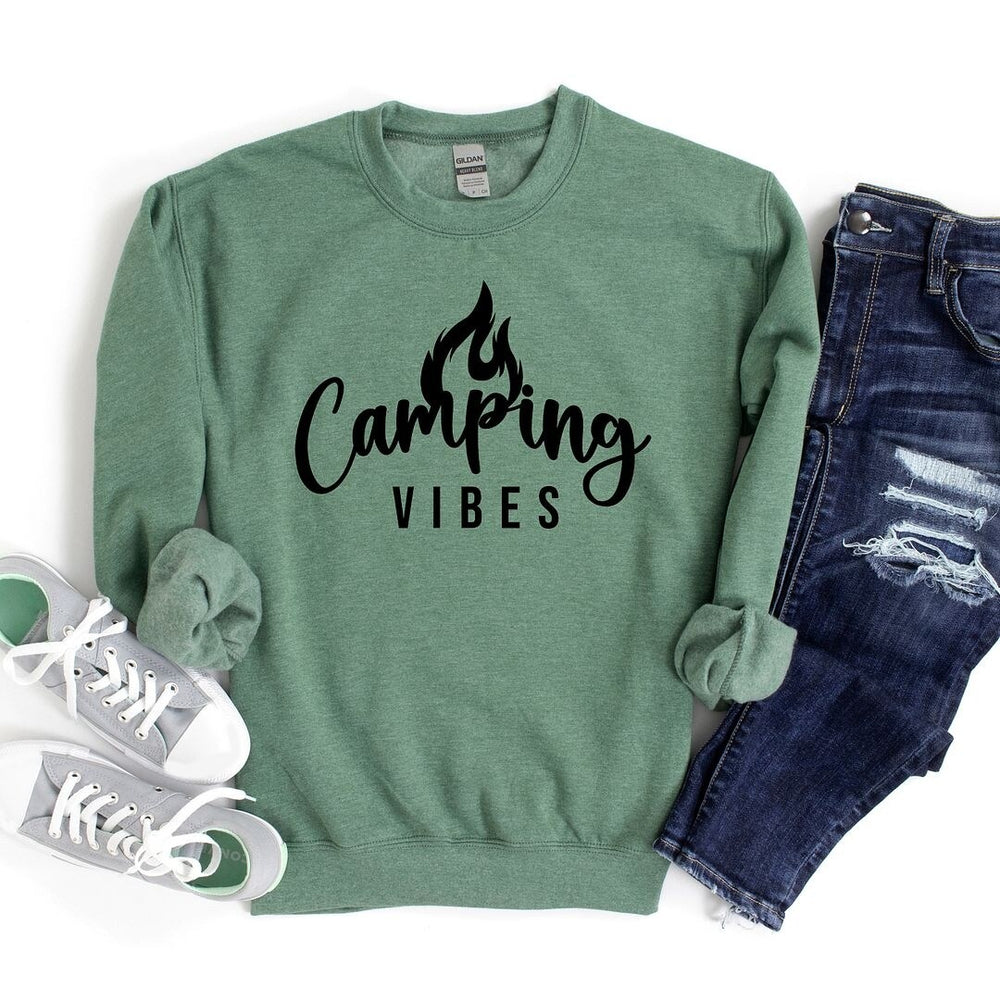 Camping Vibes Graphic Sweatshirt