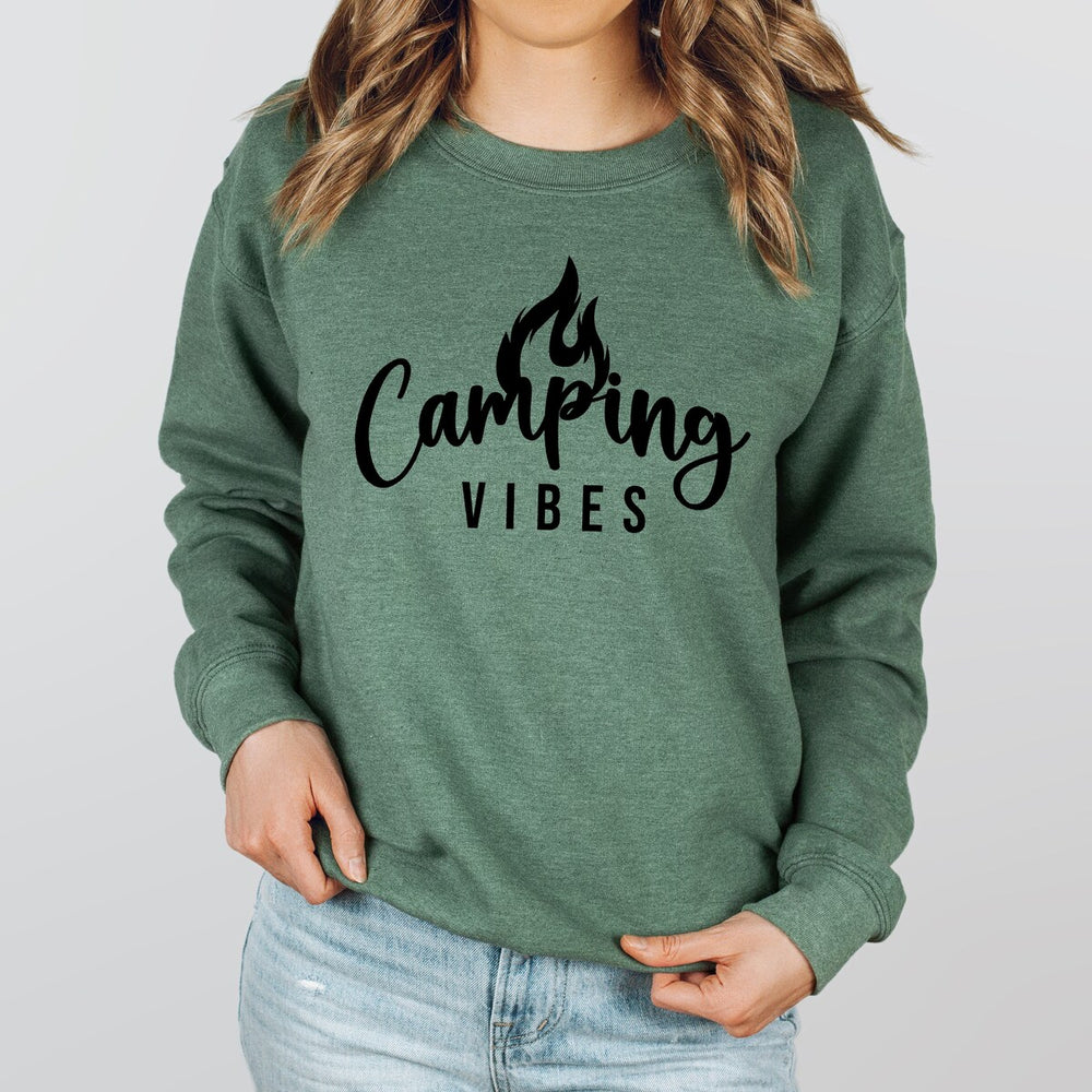 Camping Vibes Graphic Sweatshirt