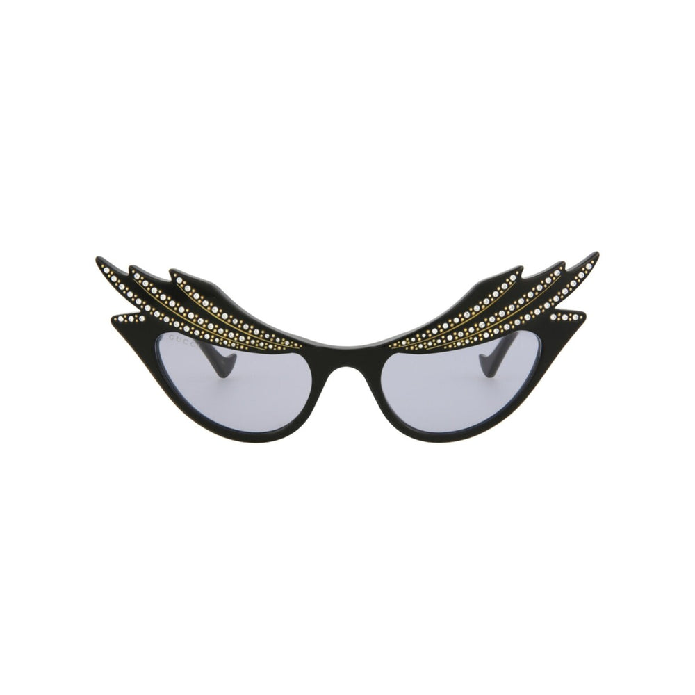 Gucci Cat Eye-Frame Acetate Sunglasses - Black - One Size