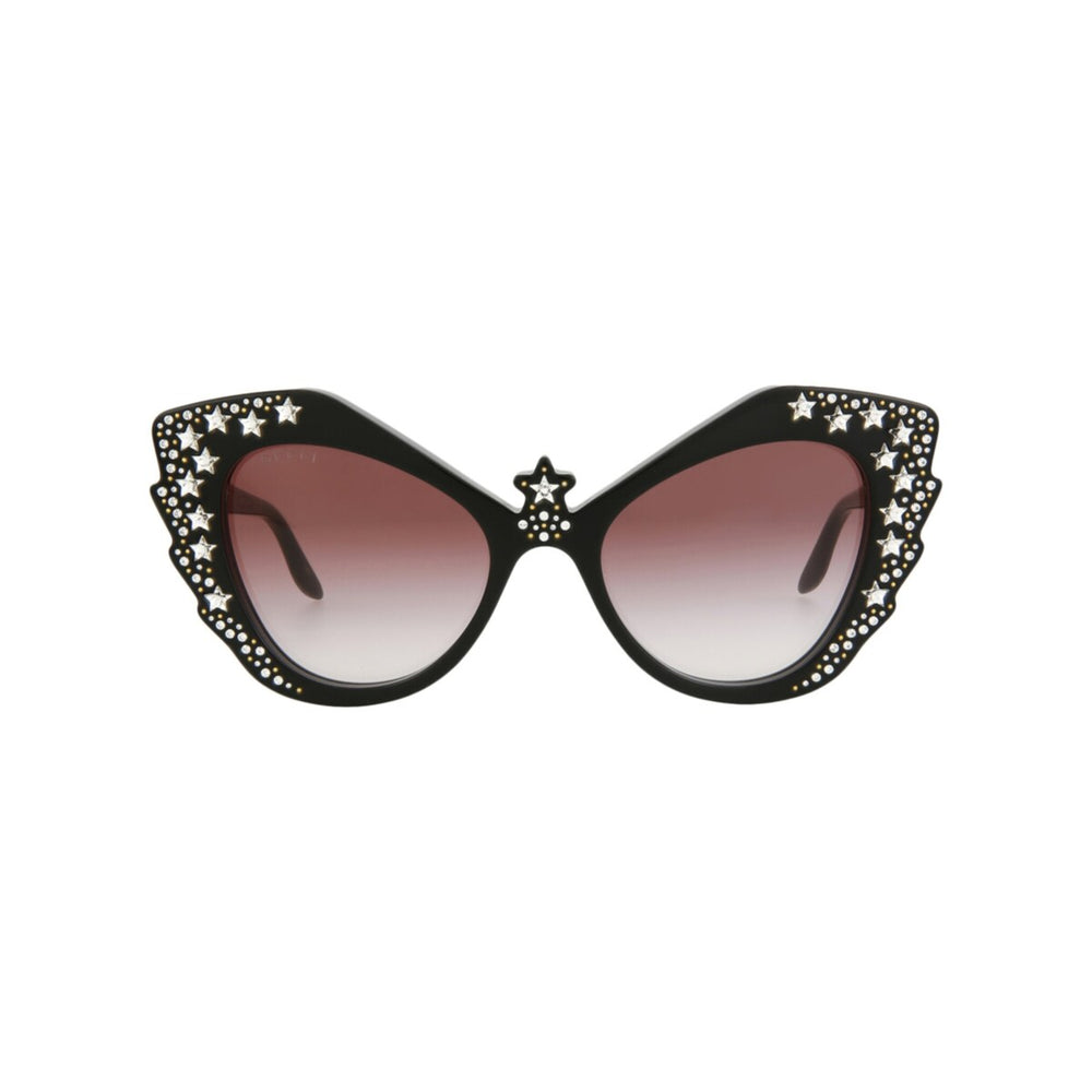 Gucci Cat Eye-Frame Acetate Sunglasses - Black - One Size