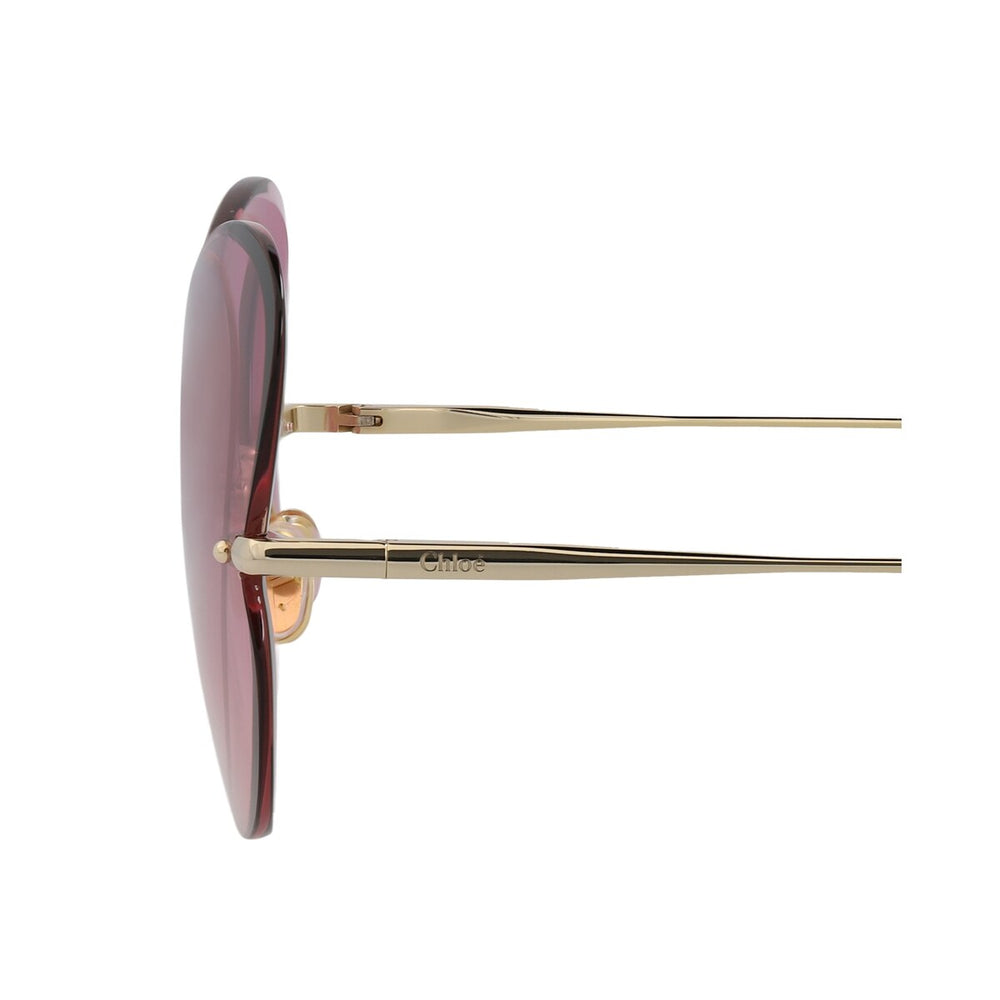 Chloé Cat Eye-Frame Metal Sunglasses - One Size