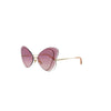 Chloé Cat Eye-Frame Metal Sunglasses - One Size