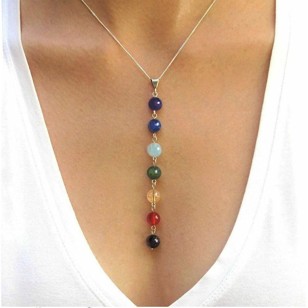 Chakra Gemstone Necklace - White