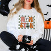 Checkered Momster Ghost Sweatshirt