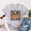 Checkered Summer Short Sleeve Crewnneck Tee