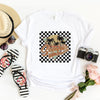 Checkered Summer Short Sleeve Crewnneck Tee