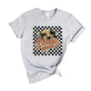 Checkered Summer Short Sleeve Crewnneck Tee