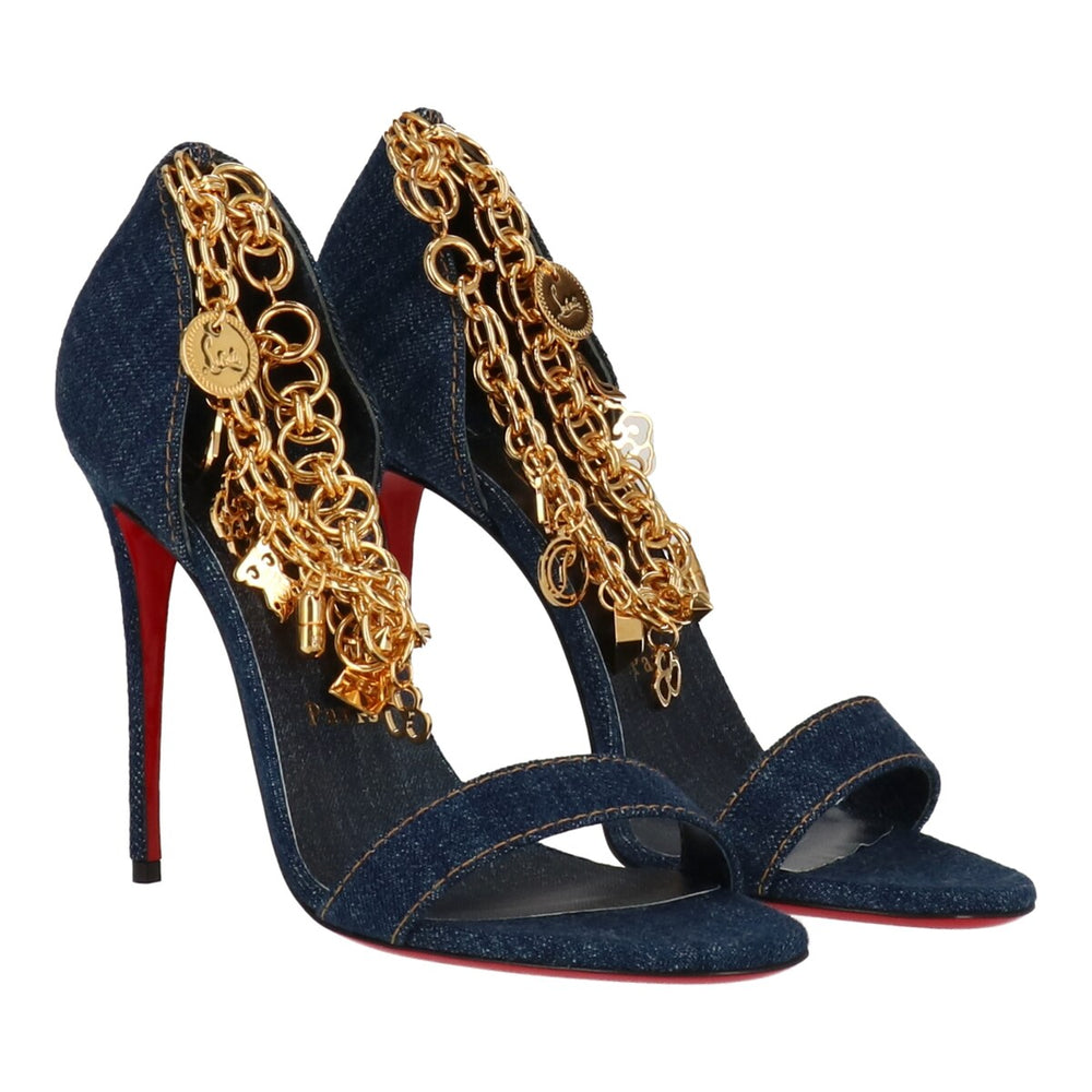 Christian Louboutin Womens Blue Sandal