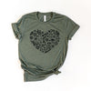 Christmas Heart Short Sleeve Tee