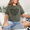 Christmas Heart Short Sleeve Tee