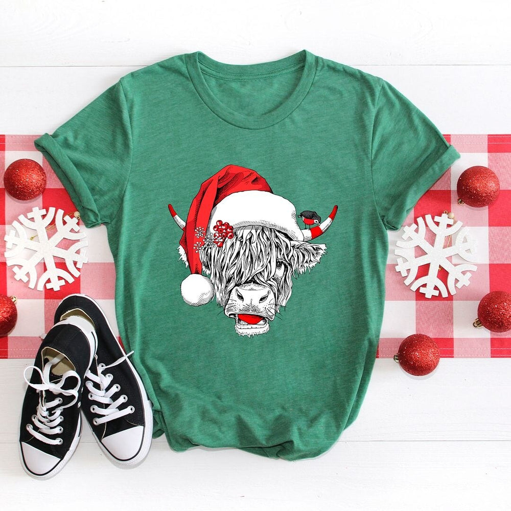 Christmas Heifer Short Sleeve Crewnneck Tee