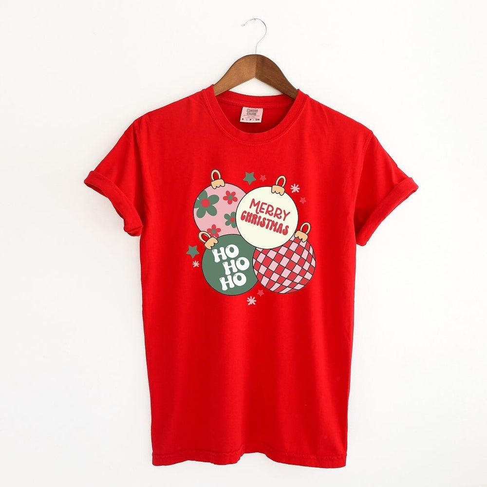 Christmas Ornaments Garment Dyed Tee