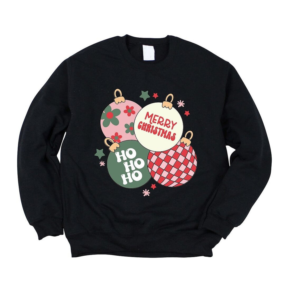 Christmas Ornaments Graphic Sweatshirt