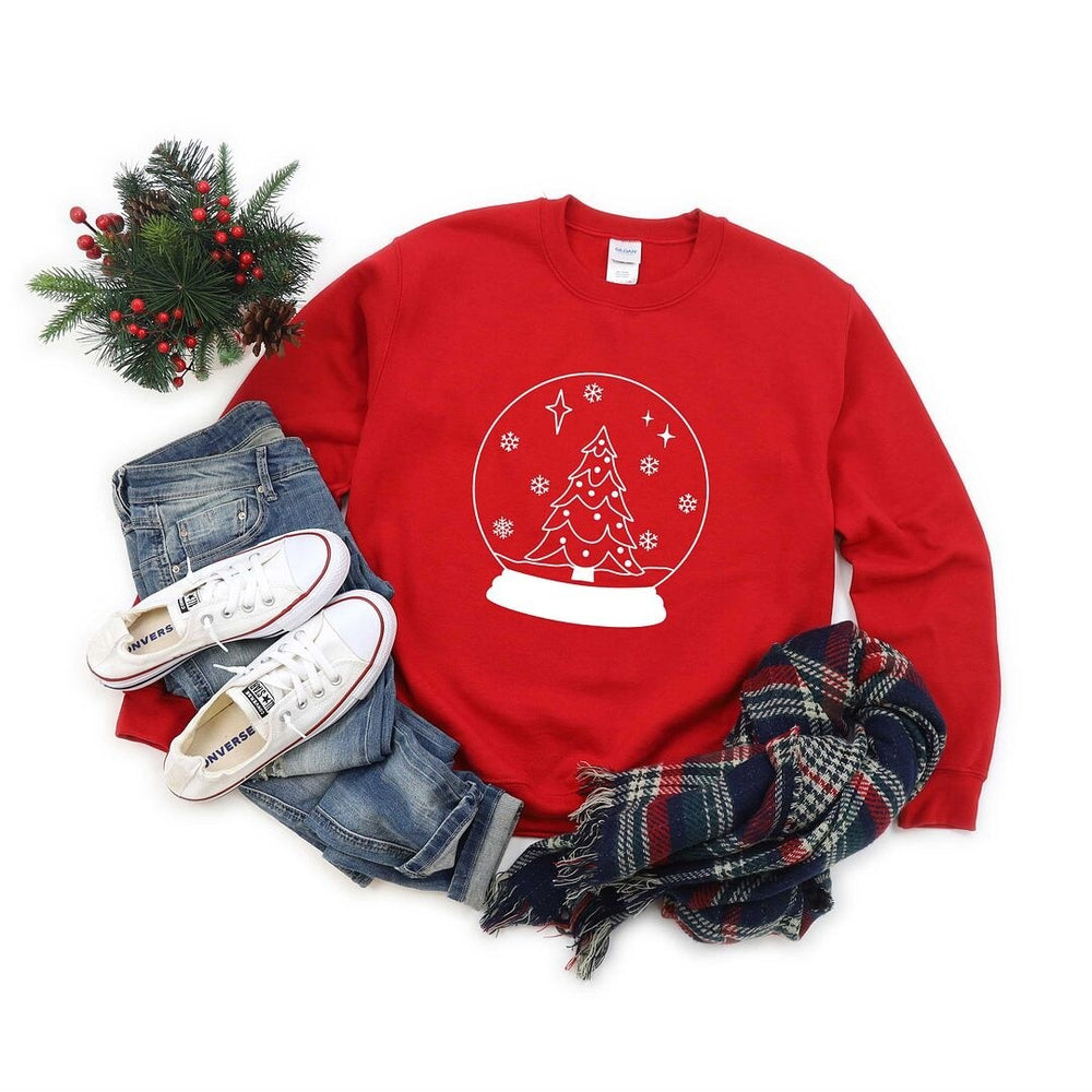 Christmas Snow Globe Graphic Sweatshirt