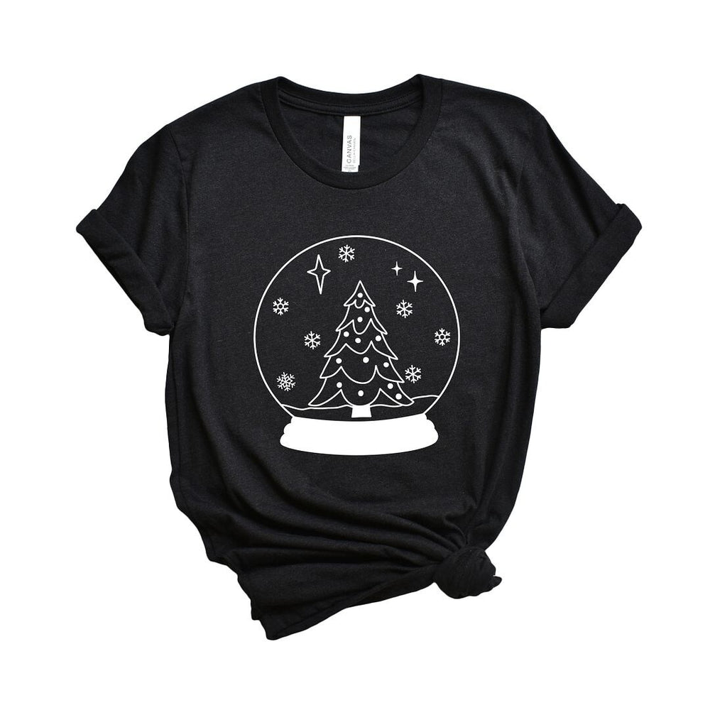 Christmas Snow Globe Short Sleeve Tee