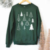 Christmas Tree Botanical Graphic Sweatshirt