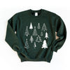 Christmas Tree Botanical Graphic Sweatshirt