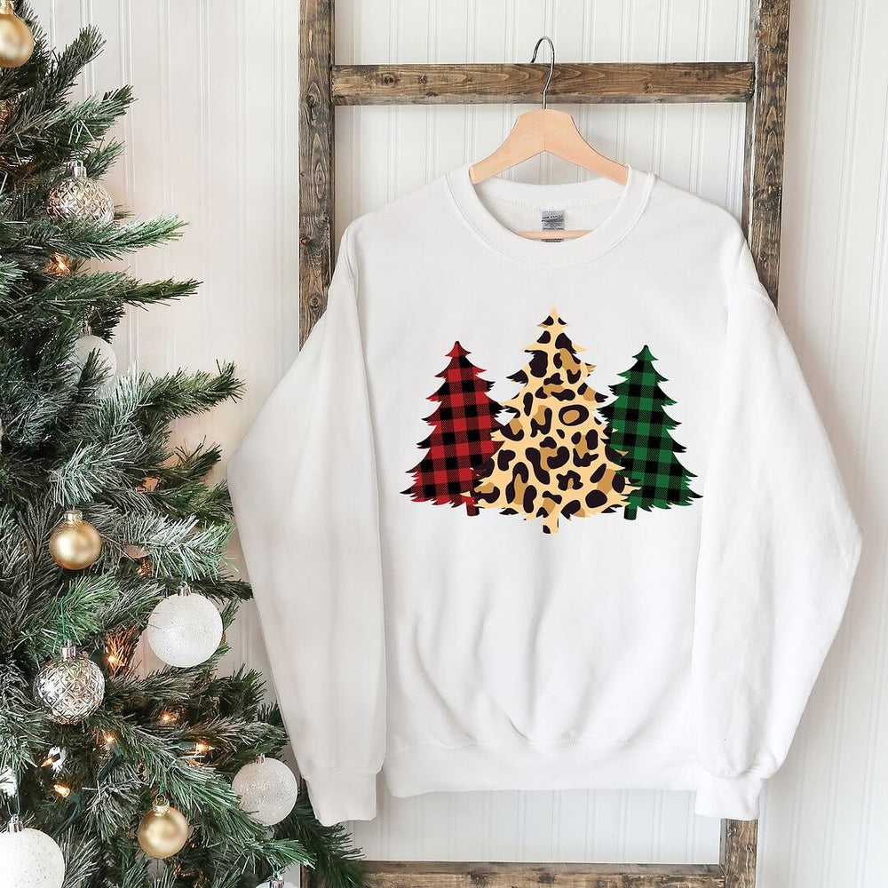 Christmas Trees Graphic Sweatshirt