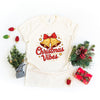 Christmas Vibes Bells Short Sleeve Crewnneck Tee