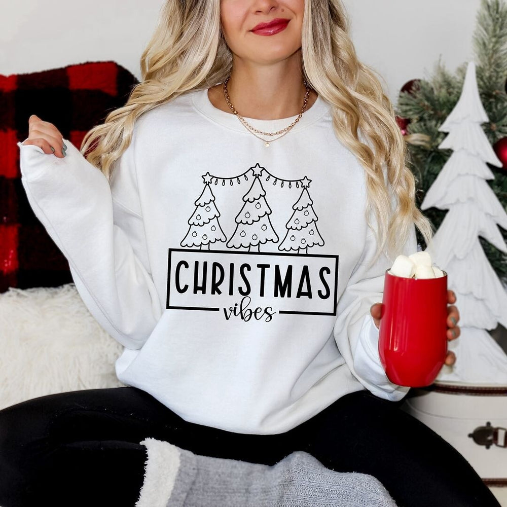 Christmas Vibes Graphic Sweatshirt