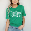 Christmas Vibes Snowflake Short Sleeve Tee