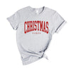 Christmas Vibes Varsity Short Sleeve Crewnneck Tee