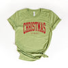 Christmas Vibes Varsity Short Sleeve Crewnneck Tee