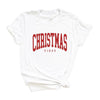 Christmas Vibes Varsity Short Sleeve Crewnneck Tee