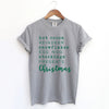 Christmas Words Garment Dyed Tee