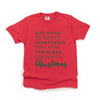 Christmas Words Garment Dyed Tee