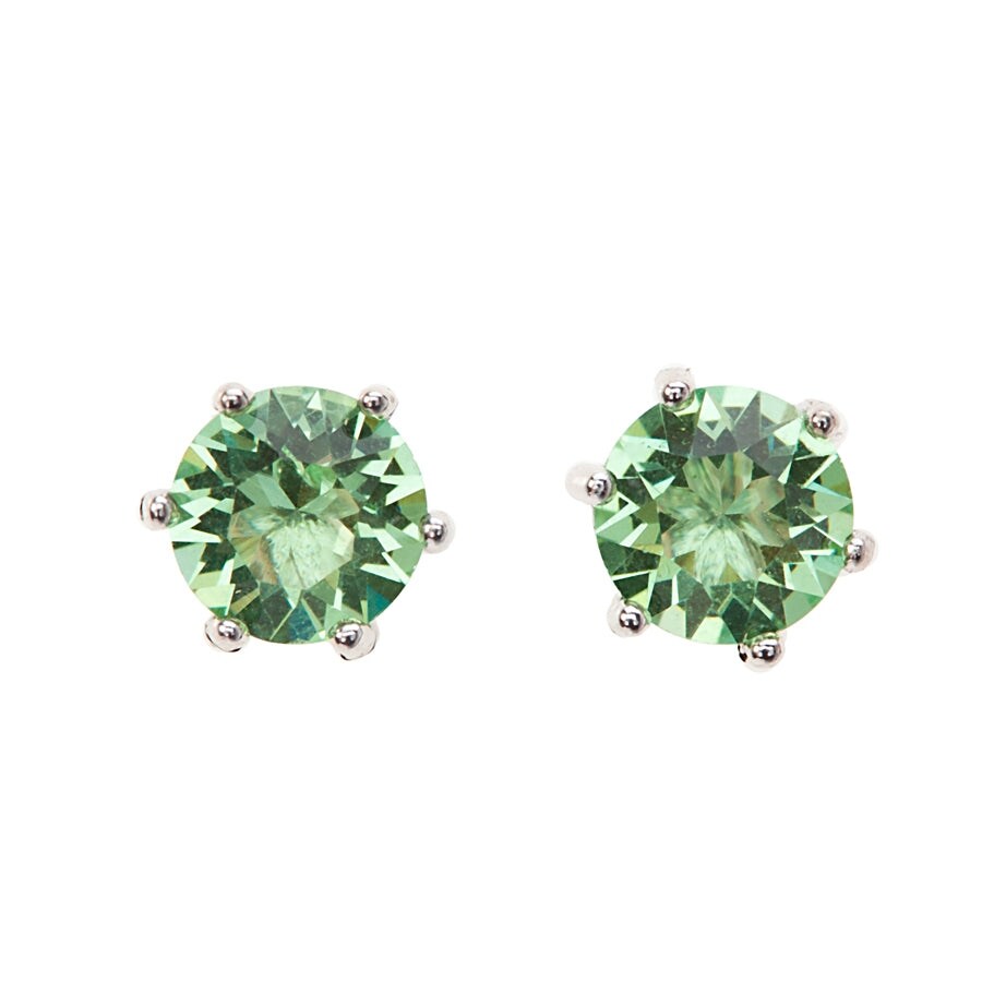 Circular Everyday Crystal Stud Earrings