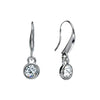 Clear Swarovski Crystal Drop Earrings