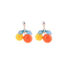 Clustered Peaches Stud Earrings